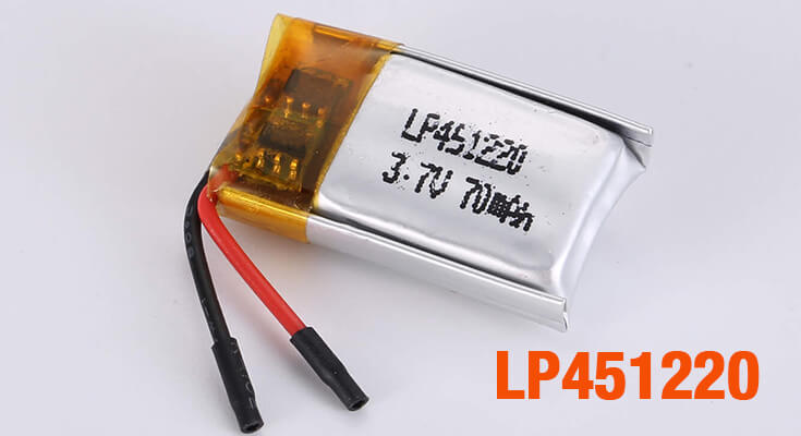 Lithium Ion Polymer Battery - 3.7V 70mAh