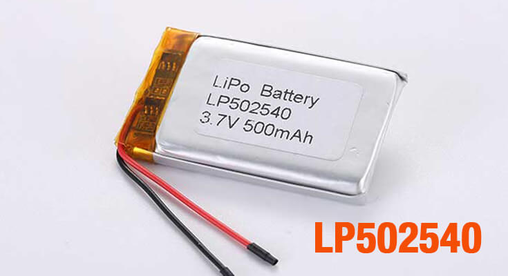 Lithium Ion Polymer Battery - LP502540 3.7V 500mAh