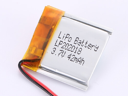 Ultra-Thin LiPo Battery LP202018 3.7V 42mAh
