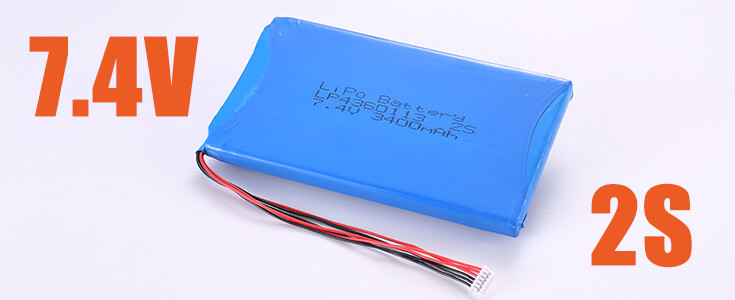 Battery LiPo 7.4V 2S 450mAh LPHD4130048