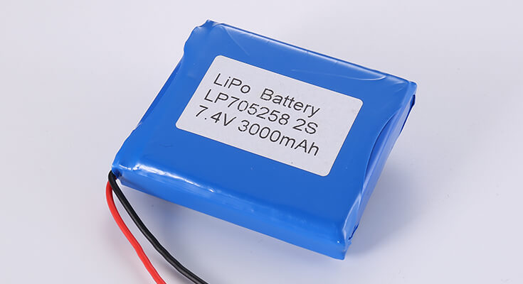 LiPo 2S Battery 7.4V 900mAh LP313760