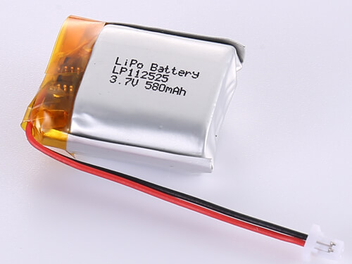 Lithium Polymer Battery 3.7V 580mAh