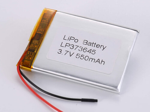 Lithium Polymer Battery 3.7V 550mAh