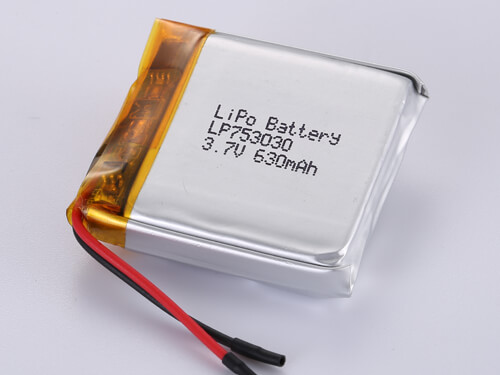 Lithium Polymer Battery 3.7V 630mAh