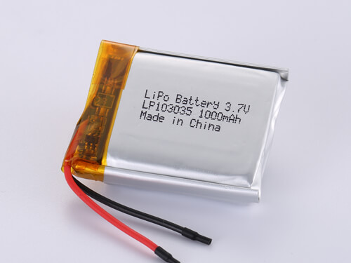 Lithium Polymer Battery 3.7V 1000mAh