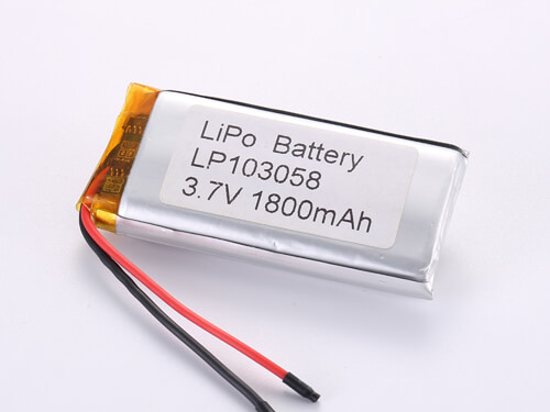 Lithium Polymer Battery 3.7V 1800mAh