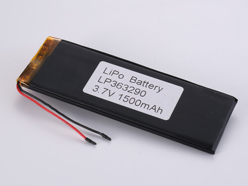 Lithium Polymer Battery 3.7V 1500mAh