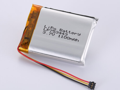 Lithium Polymer Battery 3.7V 1100mAh