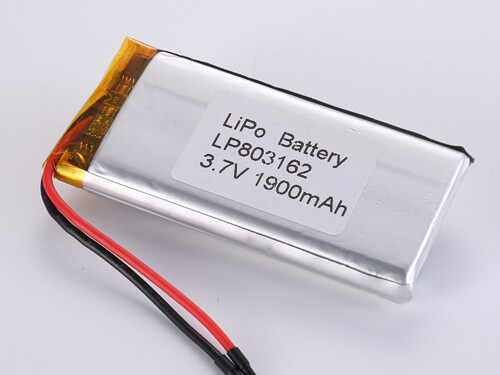 Lithium Polymer Battery 3.7V 1900mAh